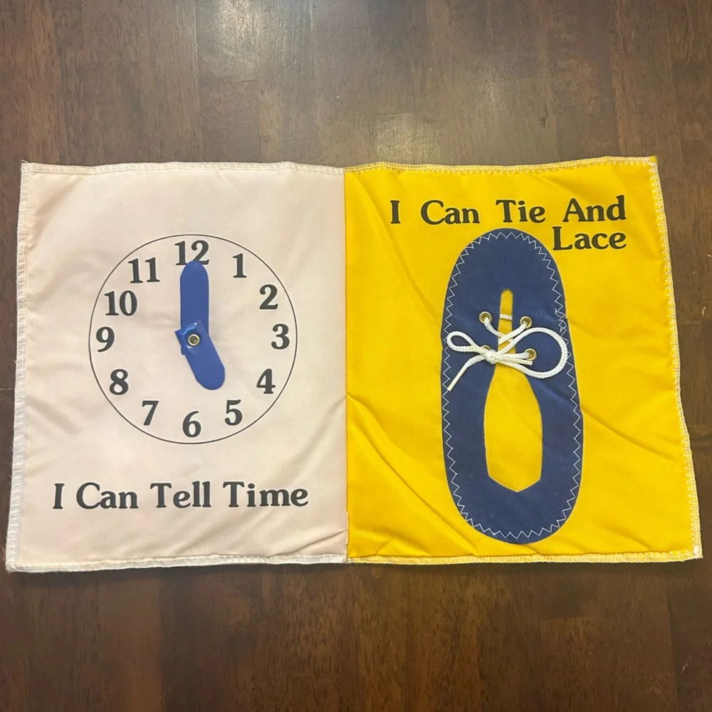 Vintage Yellow 'I Can Do It' Book